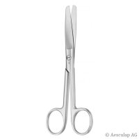 chir. Schere, gerade, stumpf/stumpf, 14,5 cm