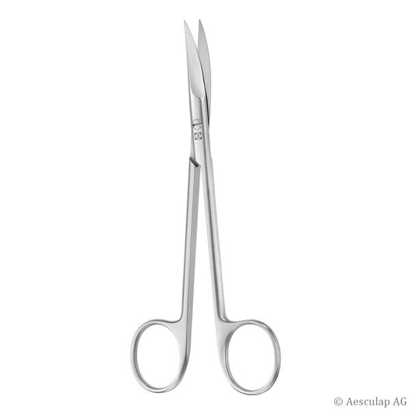 feine Präparierschere JOSEPH, gebogen, spitz/spitz, 15 cm