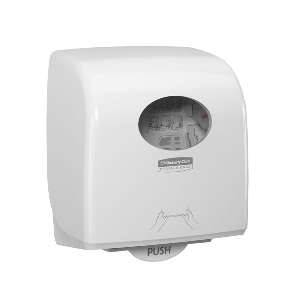 AQUARIUS Slimroll Rollenhandtuchspender Kunststoff, weiß 32,4 x 29,7 x 19,2 cm Pal. = 40 Stck.
