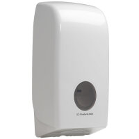 AQUARIUS Toilet Tissue Einzelblatt- spender, weiß,...