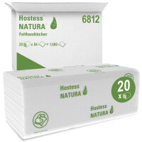 Hostess Natura Handtücher, 2-lagig, weiß, 50 x...