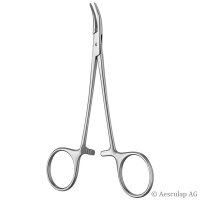 Klemme Mosquitoklemme HALSTED | gebogen | 12,5cm | 1...