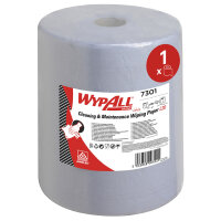 WYPALL L20 Wischtücher Großrolle 2-lagig blau...