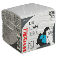 WYPALL L40 Wischtücher, 1-lagig, weiß, 30,4 x...