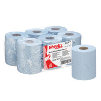 WYPALL Reach Papierwischtücher 1-lagig, blau, 38 x...