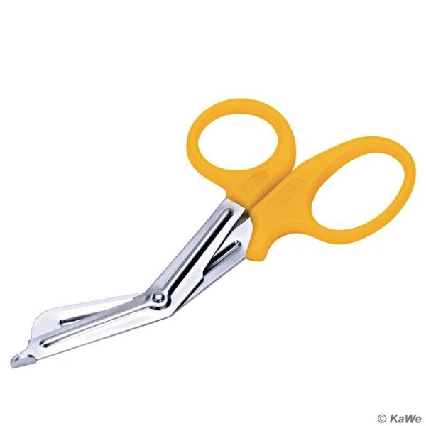 Allzweck-Verband-Schere, groß gelb, 19 cm