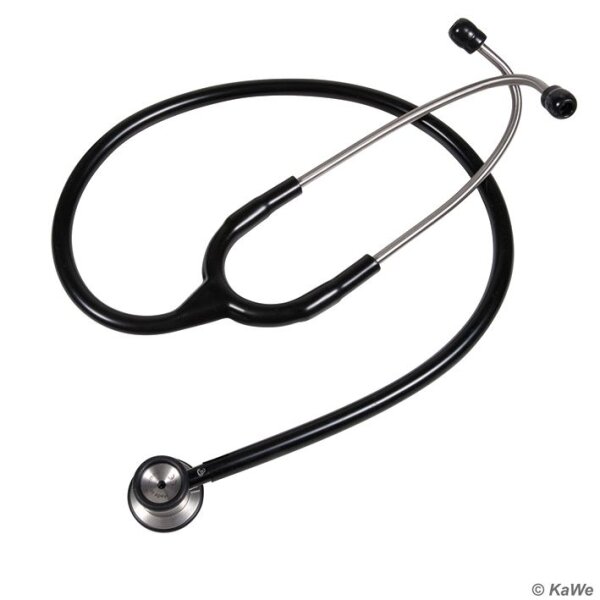 Baby-Prestige Stethoskop Edelstahl, schwarz