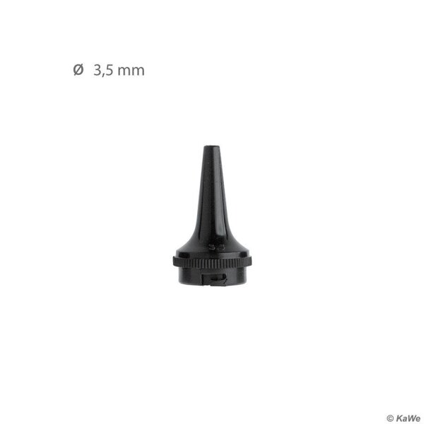 Dauer-Ohrtrichter schwarz, Ø 3,5 mm (3 Stck.)