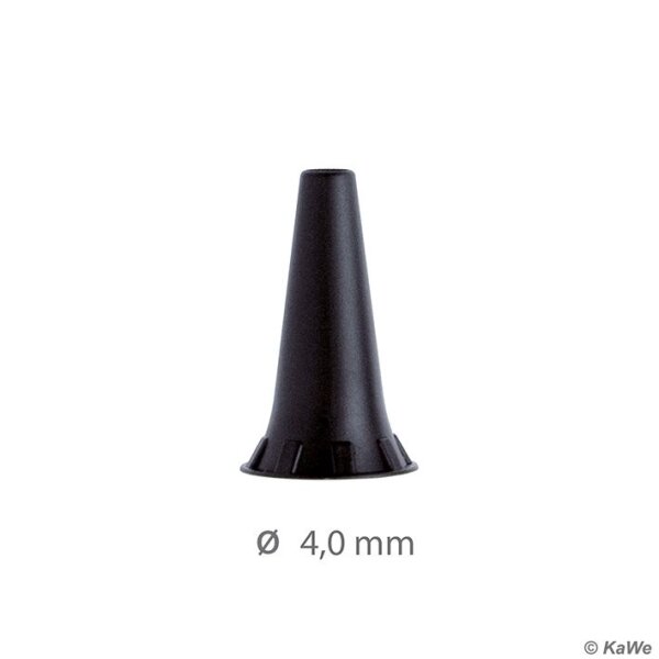 Dauer-Ohrtrichter schwarz, Ø 4 mm (10 Stck.)