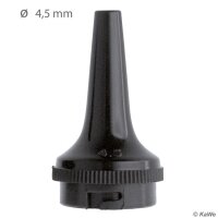 Dauer-Ohrtrichter schwarz, Ø 4,5 mm (3 Stck.)