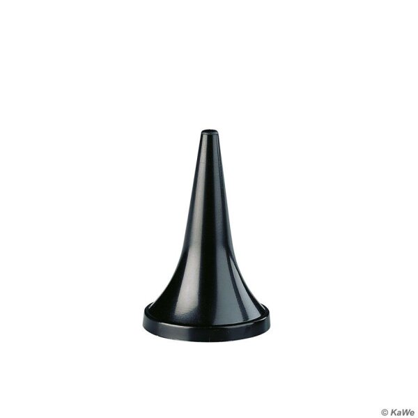 Einweg-Ohrtrichter klein, schwarz, Ø 2,5 mm (1000 Stck.) lose geschüttet