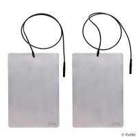 Elektroden-Platten inkl. Kabel (2 Stck.)