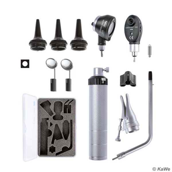 KaWe Basic Set C10/E10, Otoskop und Ophthalmoskop 2,5 V, VL, VL,1 Blende