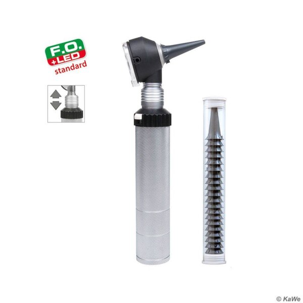 KaWe COMBILIGHT F.O. 30 Otoskop 2,5 V, LED standard, Griff C mit Clic-Verschluss