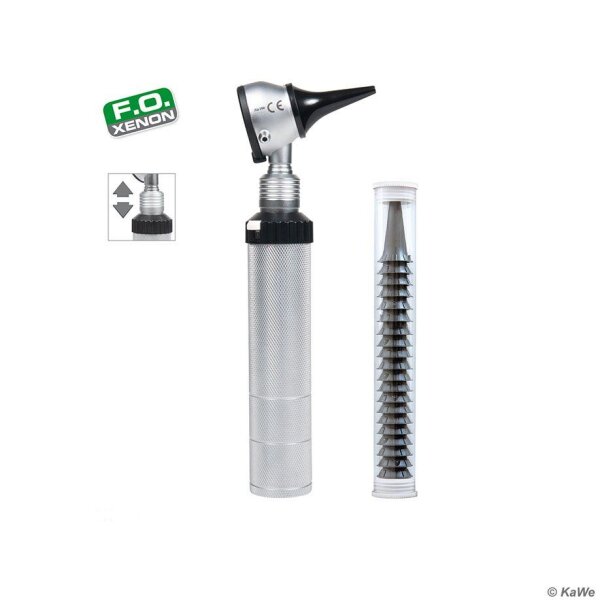 KaWe EUROLIGHT F.O. 30 Otoskop 2,5 V, XL, Griff C mit Clic-Verschluss