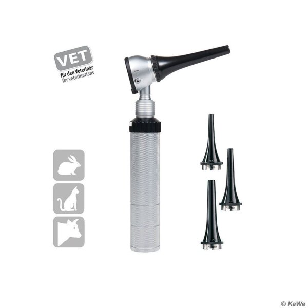KaWe EUROLIGHT VET C30 Otoskop 2,5 V, VL, Griff C mit Clic-Verschluss