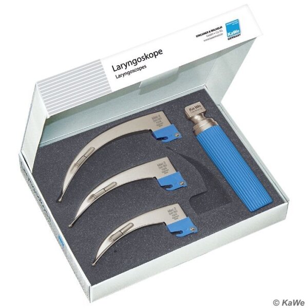 Laryngoskop-Set Economy Macintosh C  2,5 V, für Erwachsene