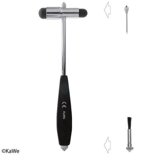 neurologischer Reflexhammer nach Buck mit Kunststoffgriff