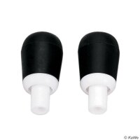 Ohroliven schwarz, innen Ø 5,5 mm, drehbar (10 Stck.)