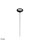 Rossier Reflexhammer, mit elastischem Kunststoffgriff, 24 cm lang