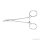 Mikro Mosquitoklemme Halsted, gebogen, 12.5 cm