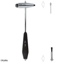 Witroe Reflexhammer, schwer mit schwarzem Kunststoffgriff