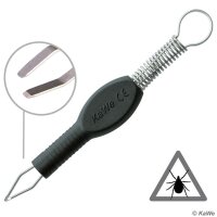Zecken-Fix Zeckenpinzette aus Edelstahl/Kunststoff,...