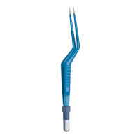 bipolare Pinzette, bajonettförmig, spitz, 0,3 mm, 24...