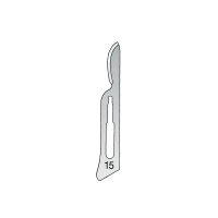 Einmal-Skalpellklingen martin Fig. 15 steril (100 Stck.)