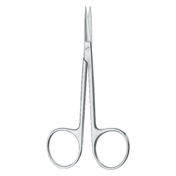 Irisschere, spitz/spitz, gebogen 10,5 cm