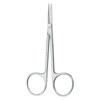Irisschere, spitz/spitz, gebogen 10,5 cm