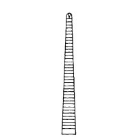 Mikro-Mosquitoklemme, 1 x 2 Zähne, gerade, 12 cm