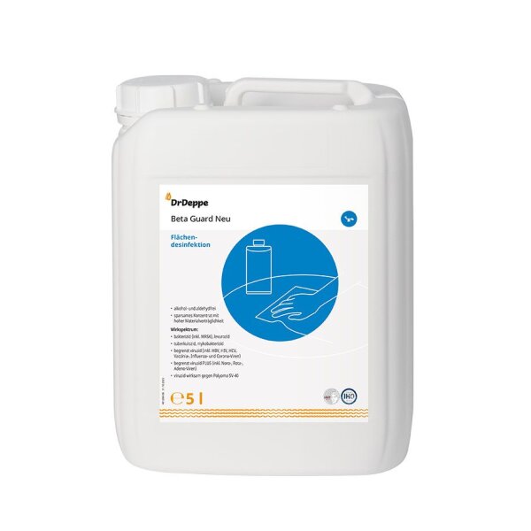 Beta Guard Neu 5 Ltr. Flächendesinfektion * nur für den professionellen Gebrauch *