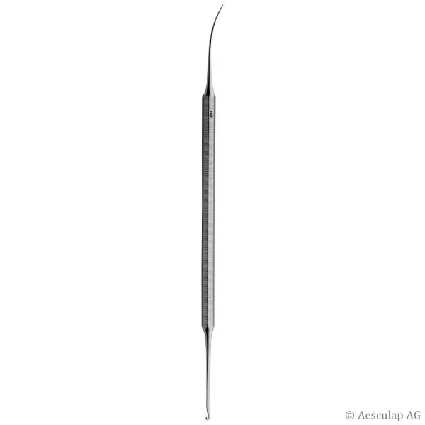 Phlebo-Extraktor VARADY, gebogen, 180 mm, stumpf/stumpf