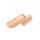 Fingerschiene nach Stack, für Knopflochfinger, hautf. gepolstert Gr. 5