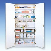 Aufbewahrungs- und Medikamentenschrank mit 2 Türen,...